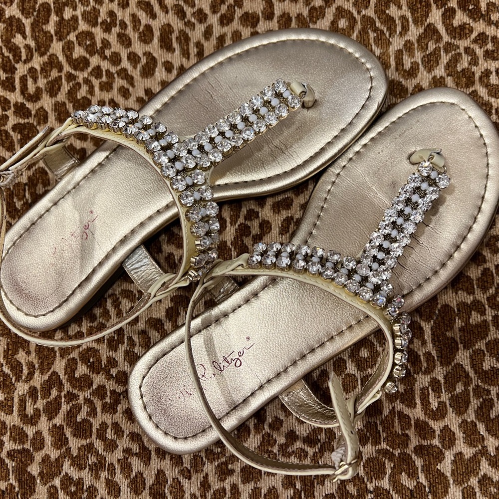 Lilly Pulitzer Jewel Studded Sandals size 7